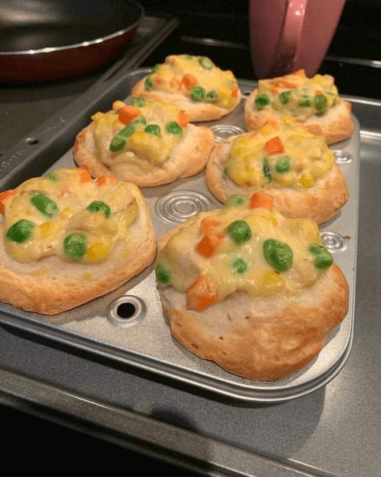 Mini chicken pot pies!!!