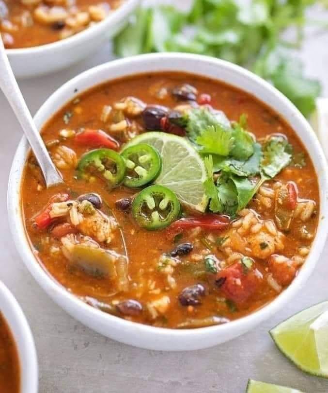 Chicken Fajita Soup 