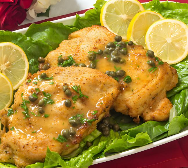 Chicken Piccata with Lemon Sauce