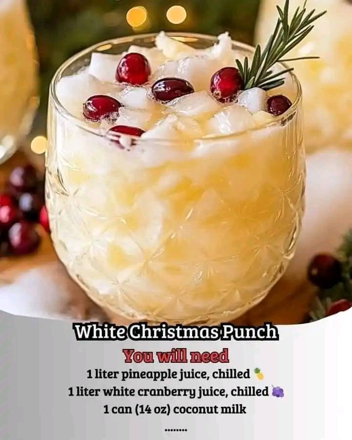 White Christmas Punch 