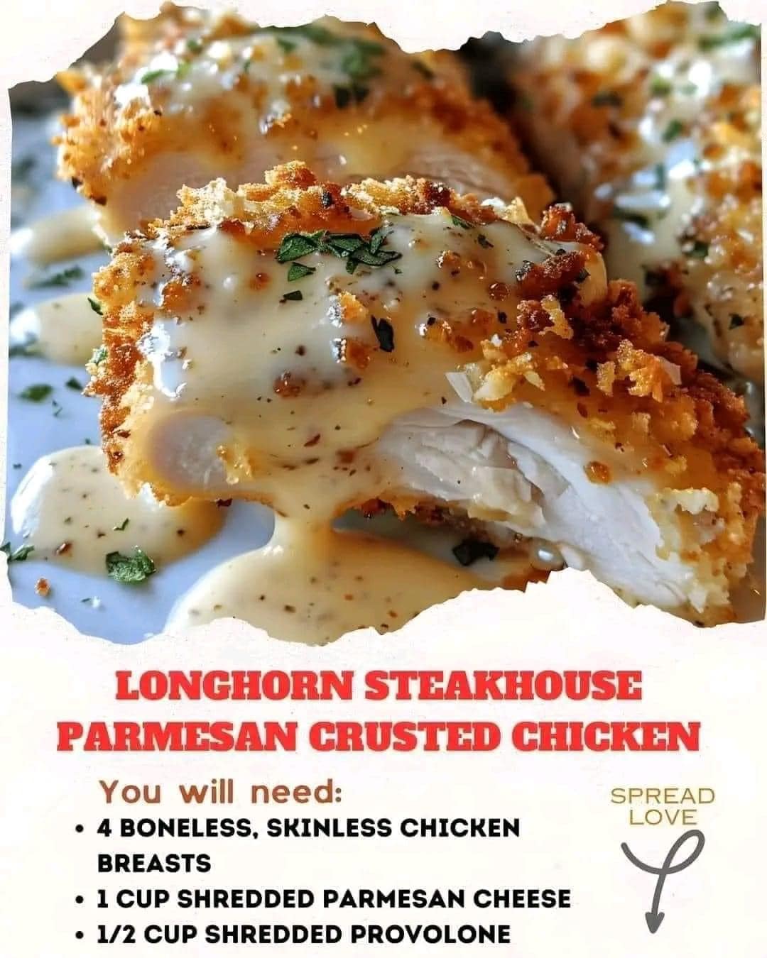 Longhorn Steakhouse Parmesan Crusted Chicken 