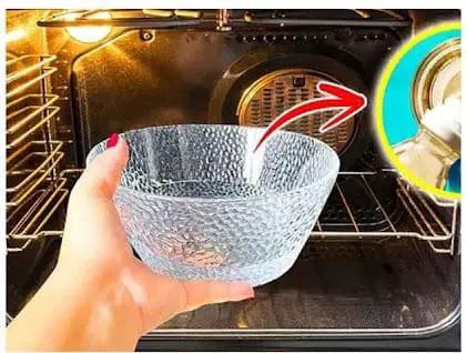 The magic trick to cleaning the entire oven with the bowl method: it will sparkle with cleanliness