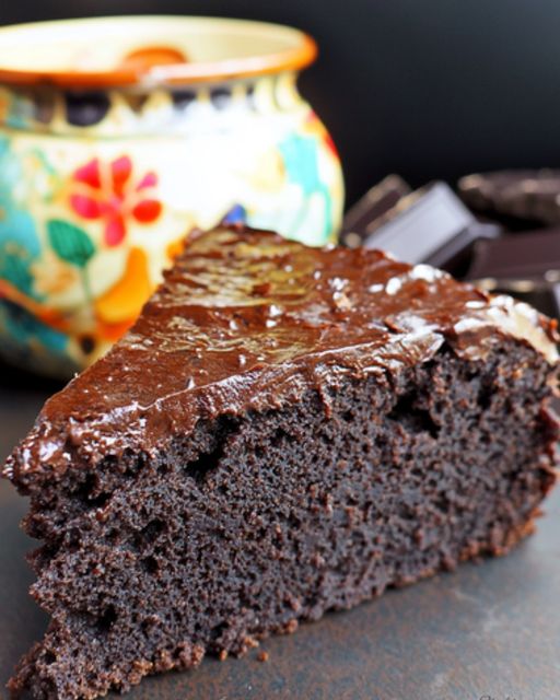 Vegan and gluten-free chocolate brownie