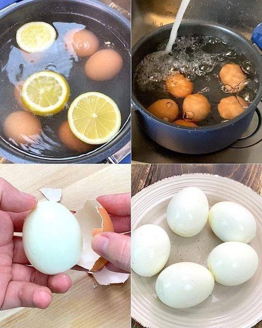 Add Lemon Juice While Boiling Eggs