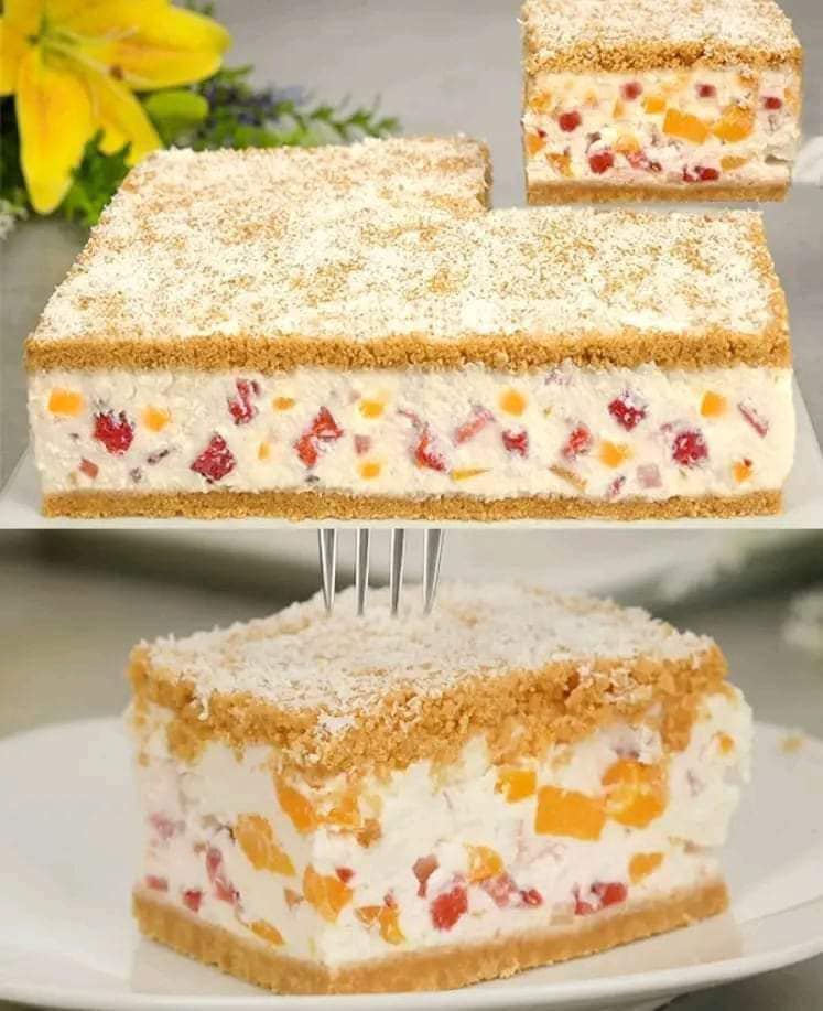 No-Bake Fruity Cream Cheese Delight