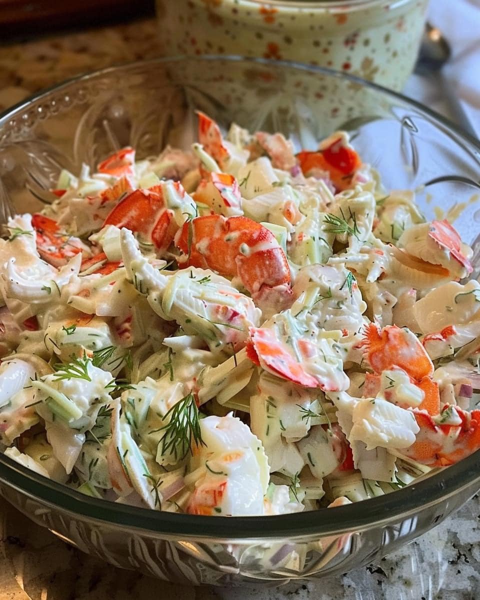 Experience the Flavors of the Ocean: Dive into our Delicious Crab Salad!