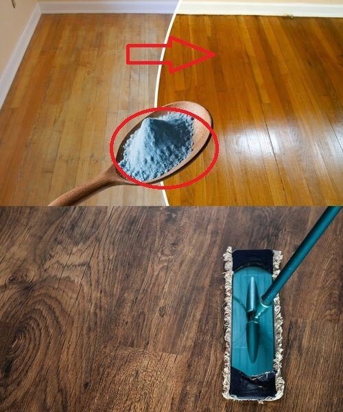 My sister-in-law always has beautiful, shiny, and clean floors at home: there’s no chemistry involved; she uses the cleaning trick of professional cleaning companies