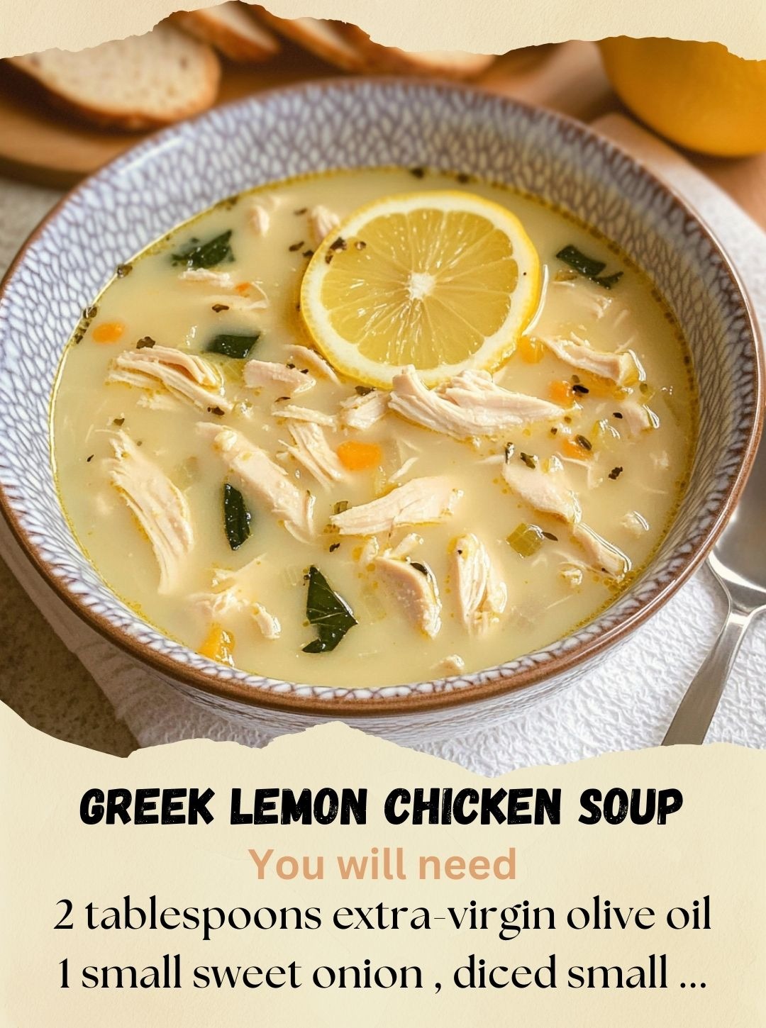 Greek Lemon Chicken Soup