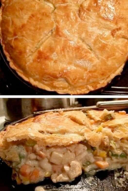 Easy peasy chicken pot pie