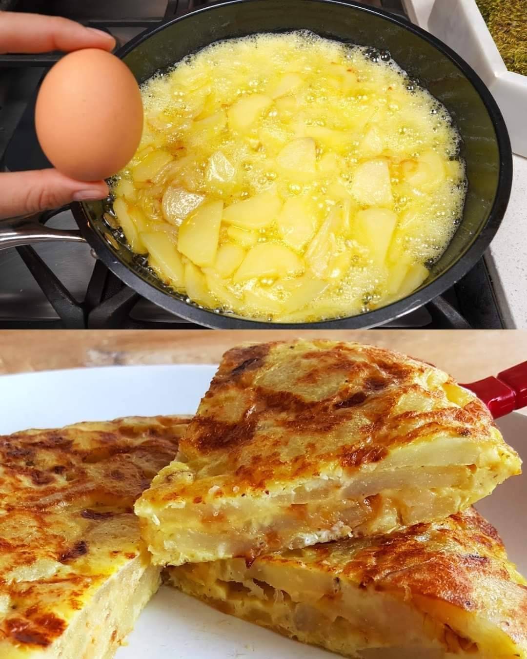 Classic Spanish Potato and Onion Omelette (Tortilla Española)