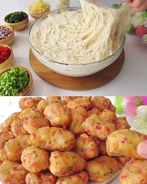 Stuffed Bread with Potato, Peppers, Cheese, and Parsley