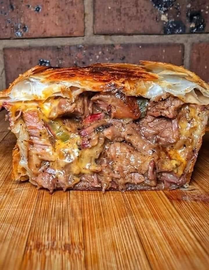 Cheesy Beef Pastry Pie Recipe