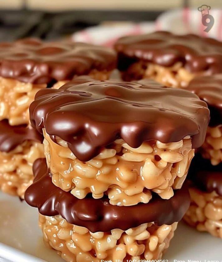 Irresistible Chocolate Peanut Butter Rice Krispie Cups