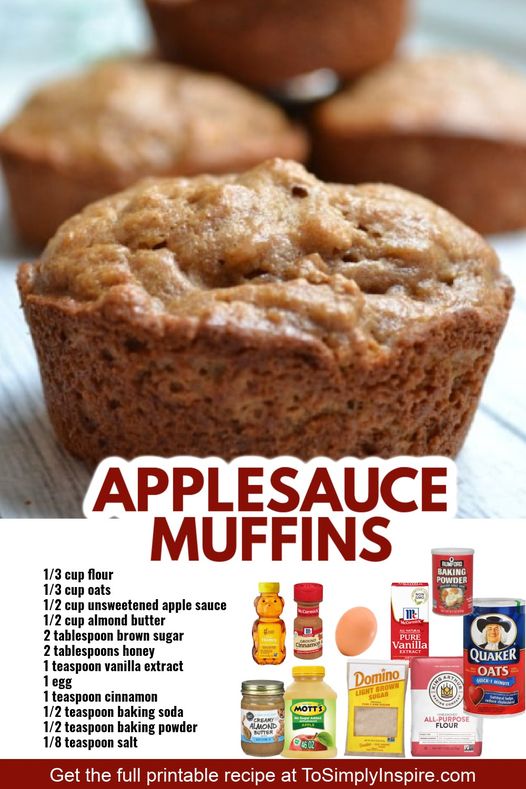 Applesauce Muffins 