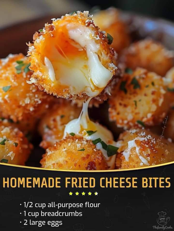 Homemade Fried Cheese Bites