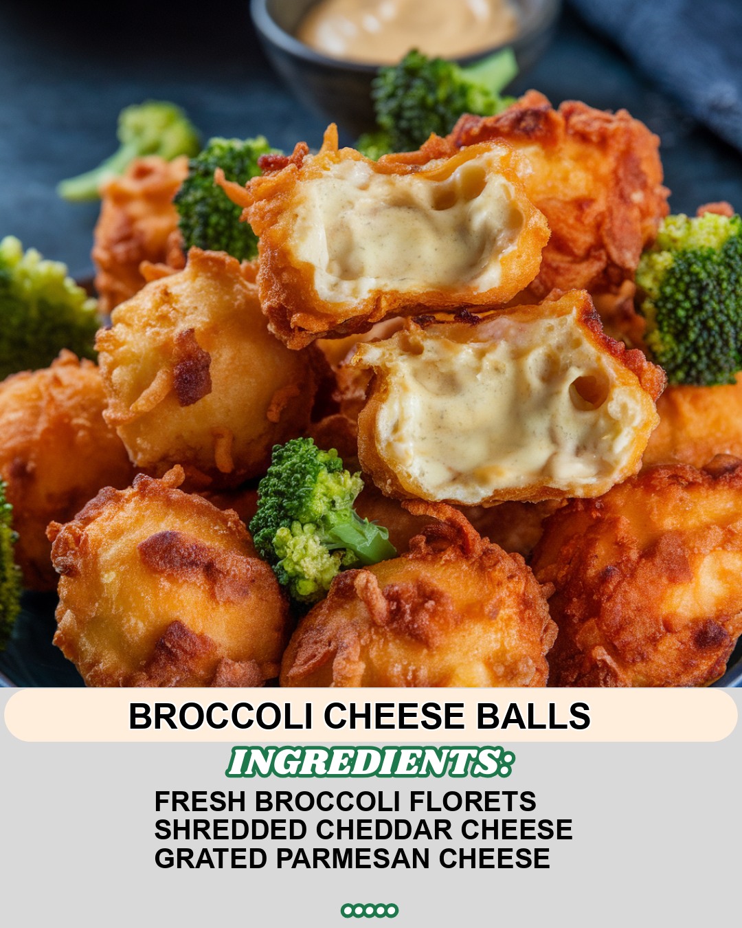 Crispy broccoli cheese balls that will change your snacking forever