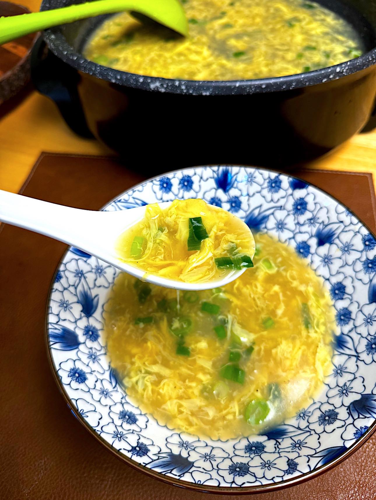 Egg drop Soup for dinner tonight!