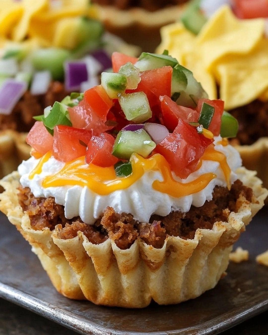 OMG TACO CUPCAKES