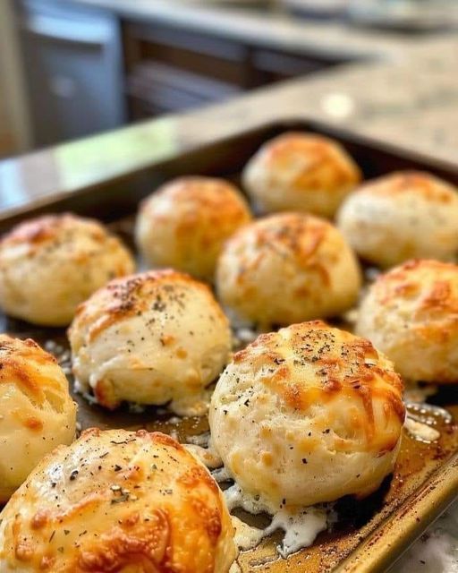 Gooey Mozzarella Biscuit Bombs