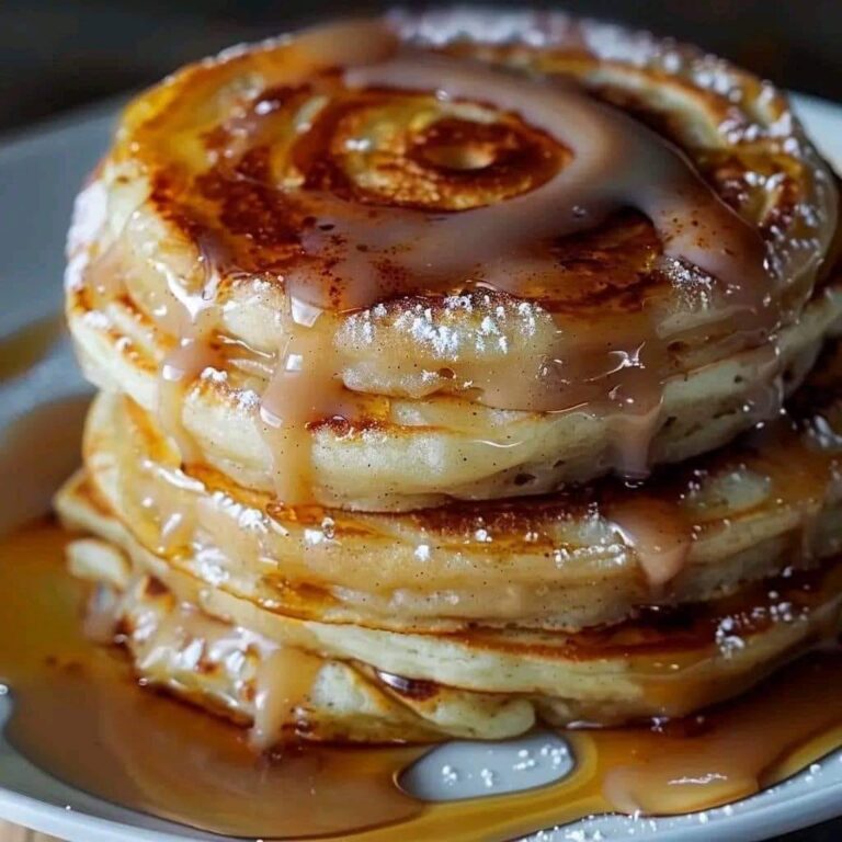 Cinnamon Roll Pancakes