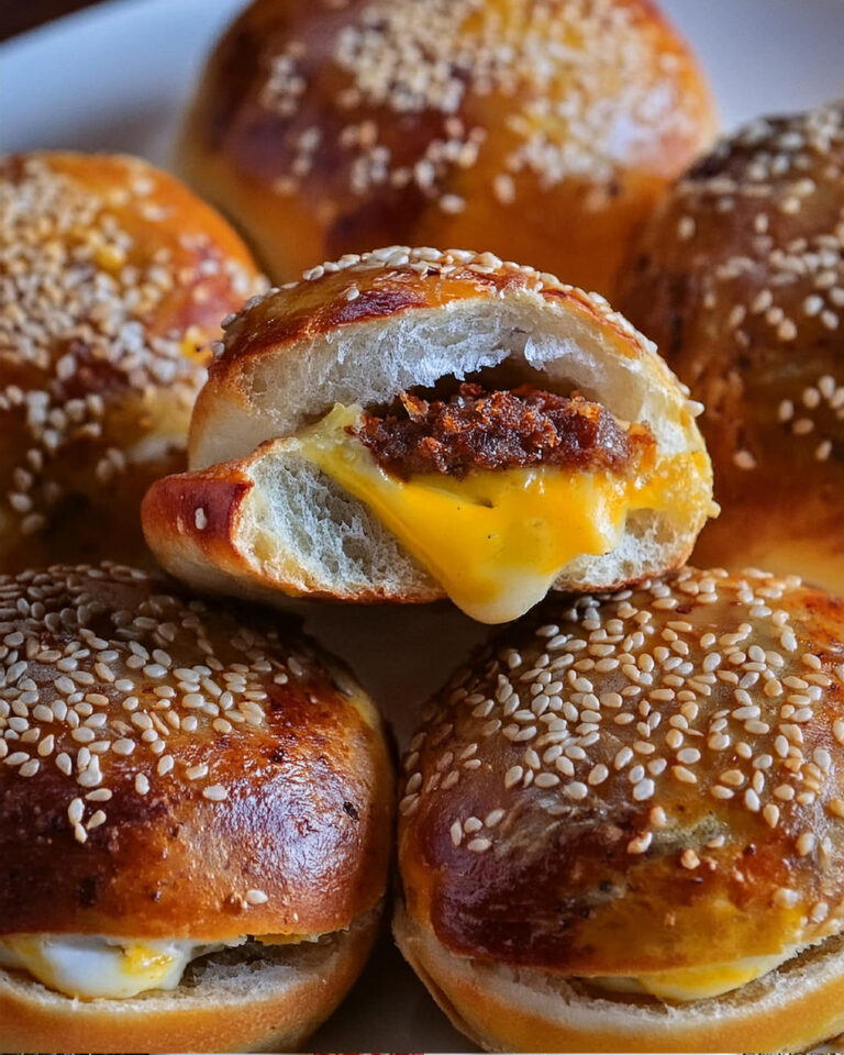 Cheeseburger Pretzel Balls