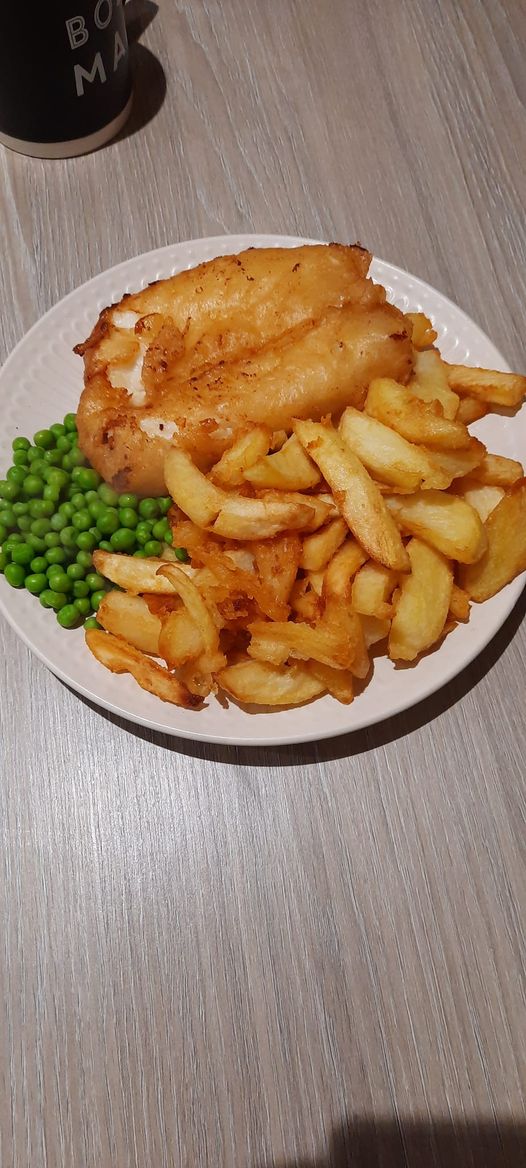 Homemade Cod n Chips in my air fryer