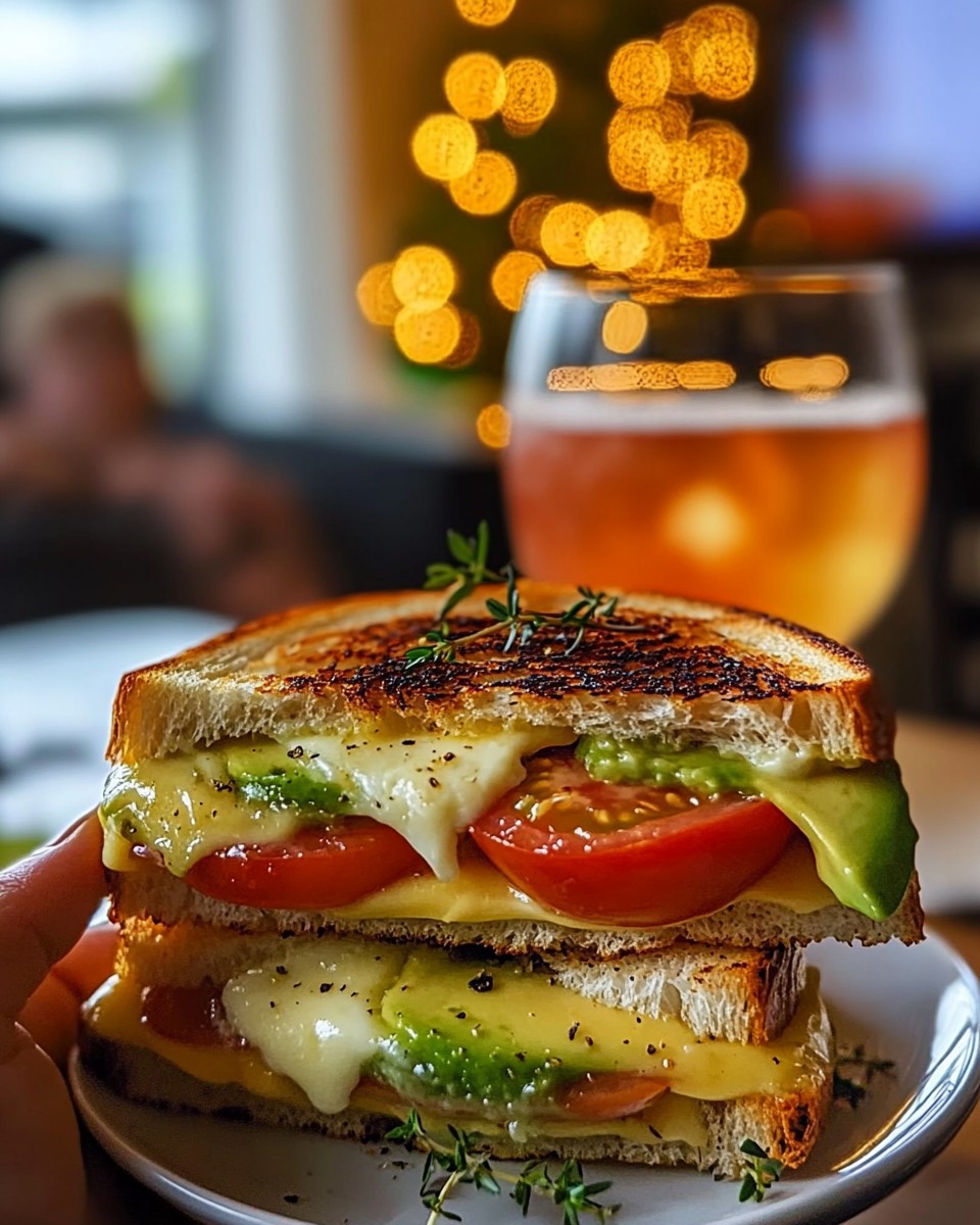 Eat Avocado, Mozzarella, and Tomato Grilled Cheese