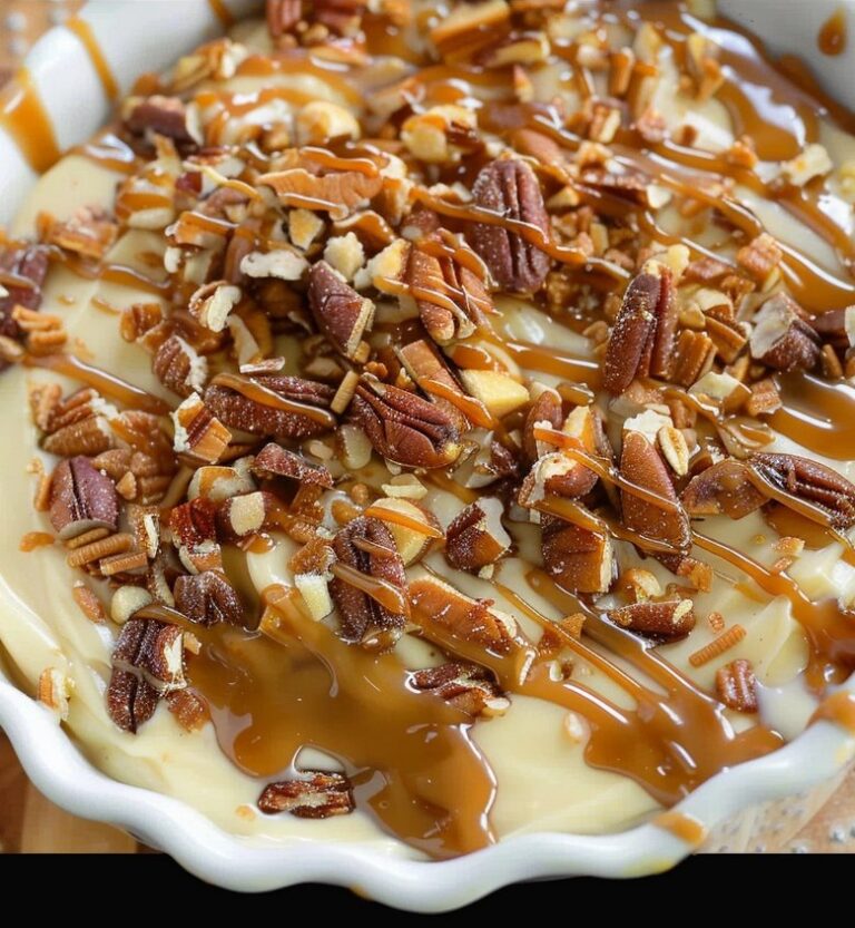 Salted Caramel Pecan Cheesecake Dip