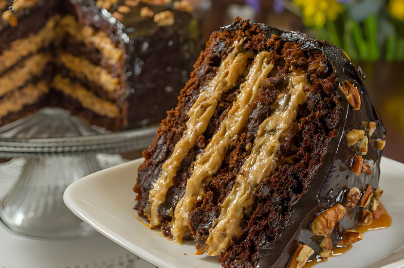 Chocolate Caramel Cake