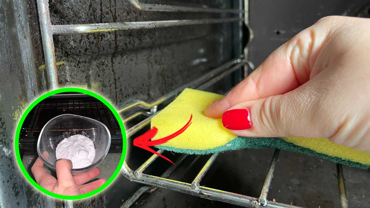 HOW TO SOFTEN OVEN DIRT WITH A BOWL