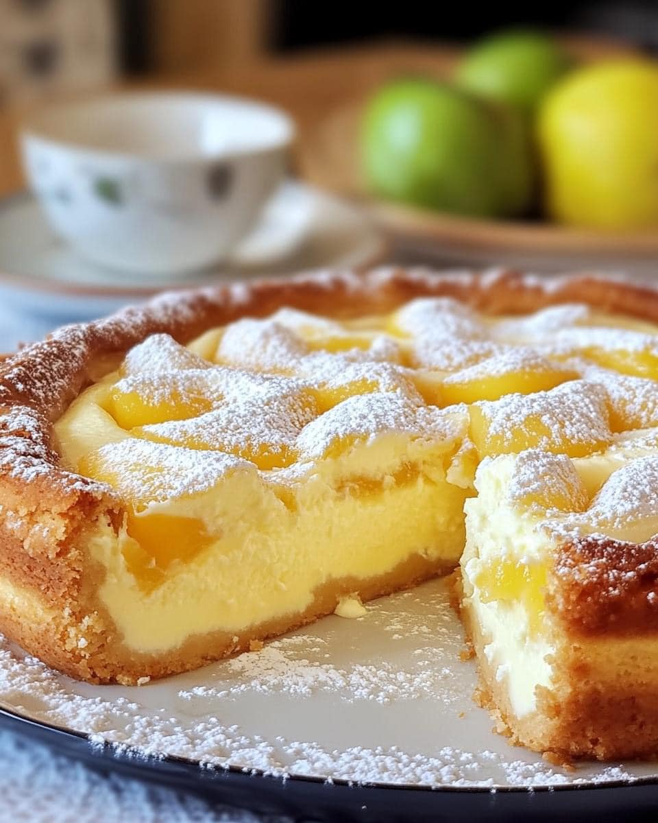 Creamy Apple Cake with Milk and Yogurt