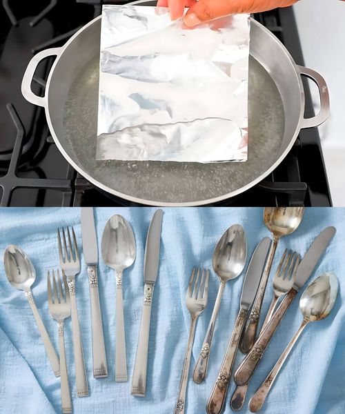 Put a sheet of aluminum foil in boiling water, even rich people do it: the reason