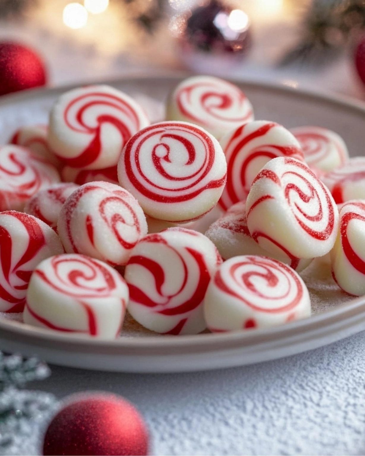 Soft Christmas Peppermints (Old-Fashioned Butter Mints)