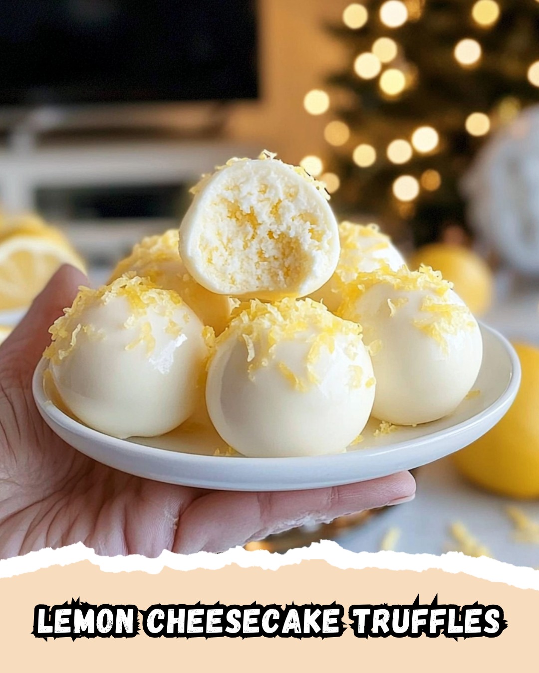 Would You Eat Easy Lemon Cheesecake Truffles? 