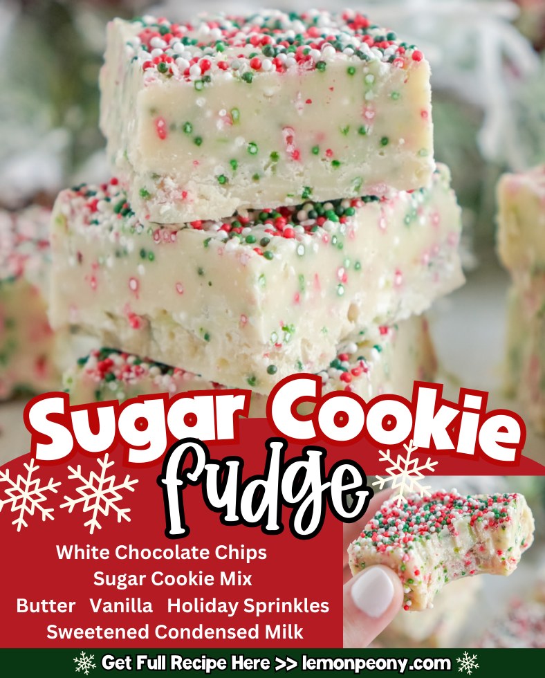 SUGAR COOKIE FUDGE! 