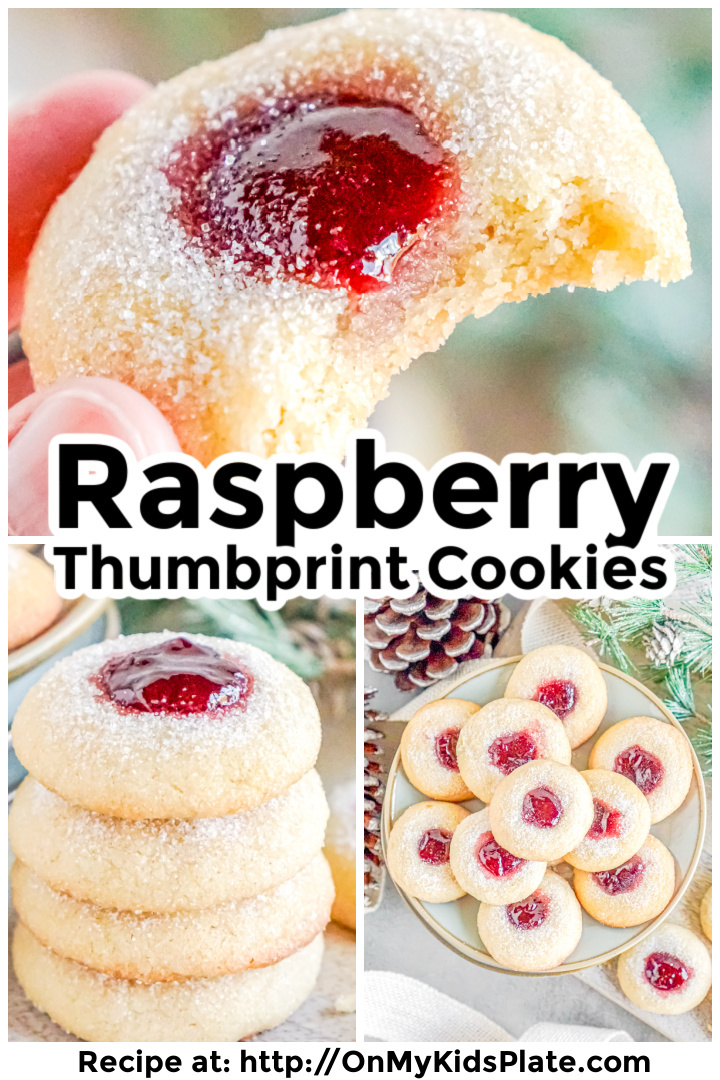 Raspberry Thumbprint Cookies –