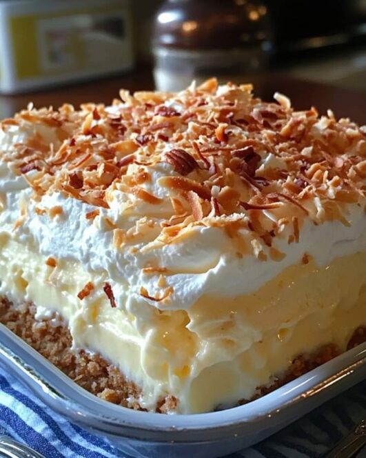 Coconut Cream Layered Dessert