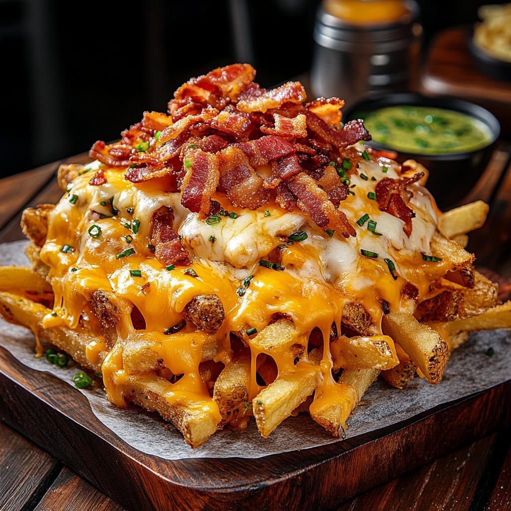  Loaded Bacon Cheese Fries