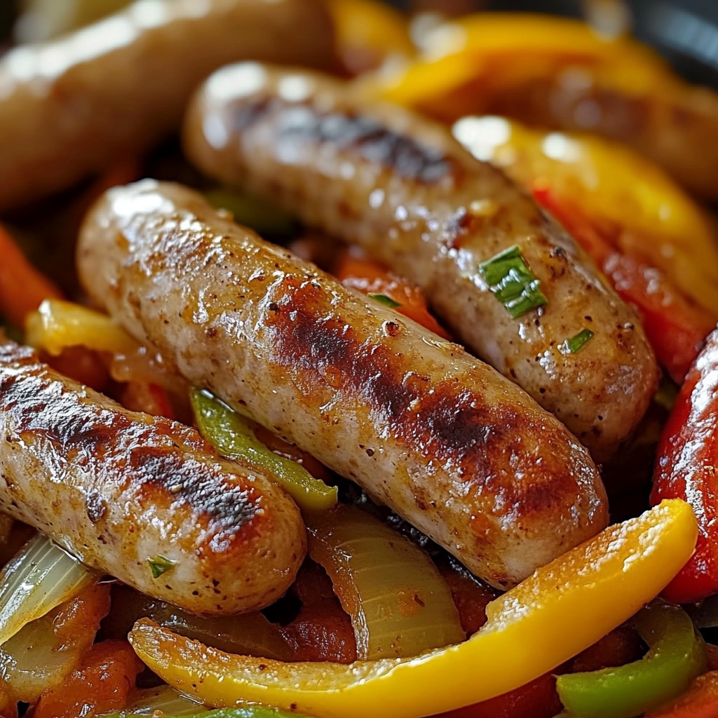  1. Italian Sausage with Peppers and Onions 