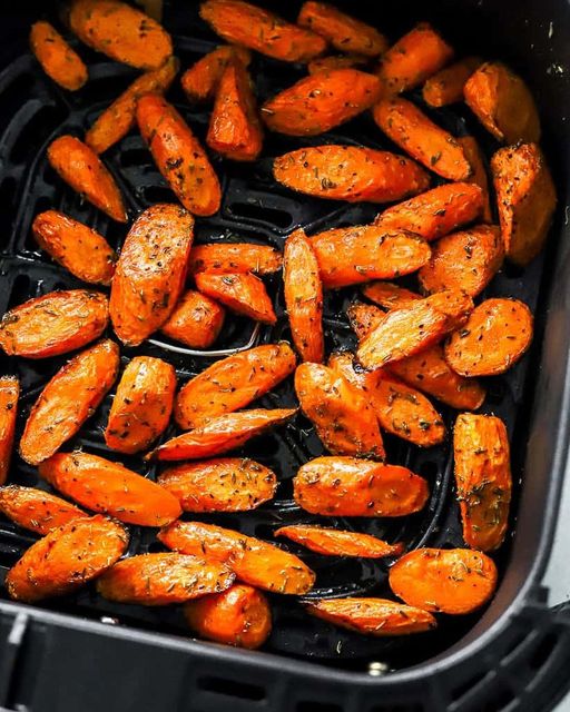  carrots in the air fryer