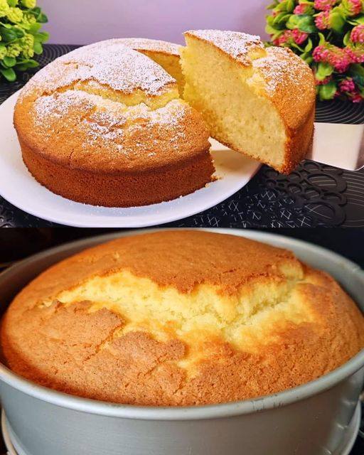 Tasty and Simple Lemon Cake – 12 Spoons Italian Cake