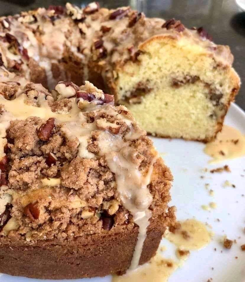 Gâteau au café à la crème âcre