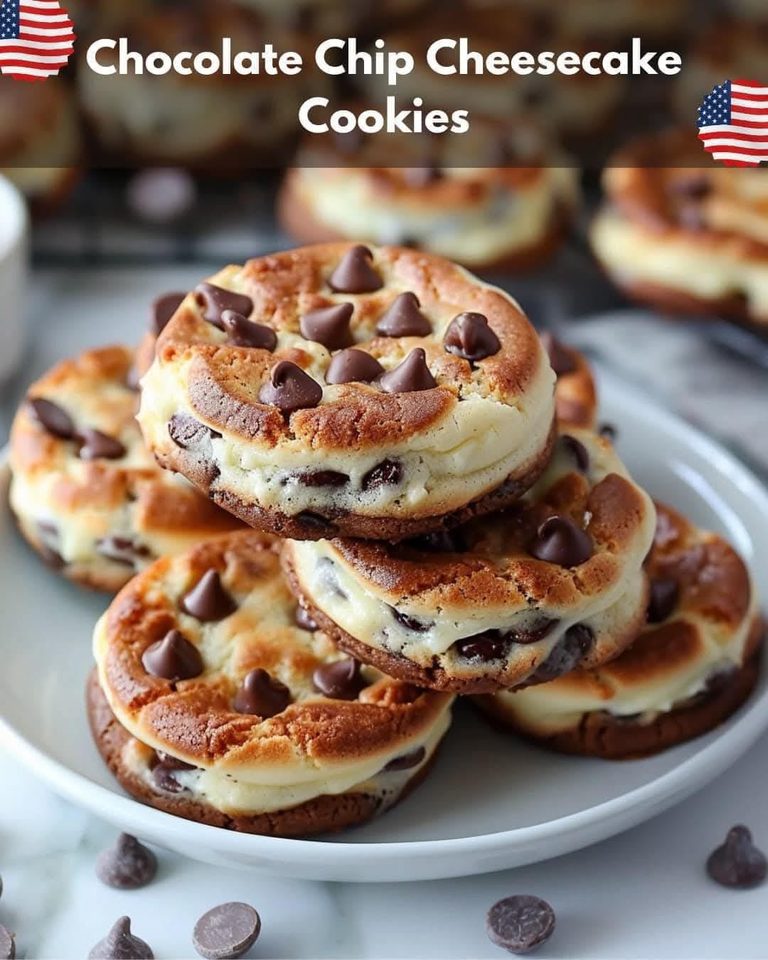 Chocolate Chip Cheesecake Cookies