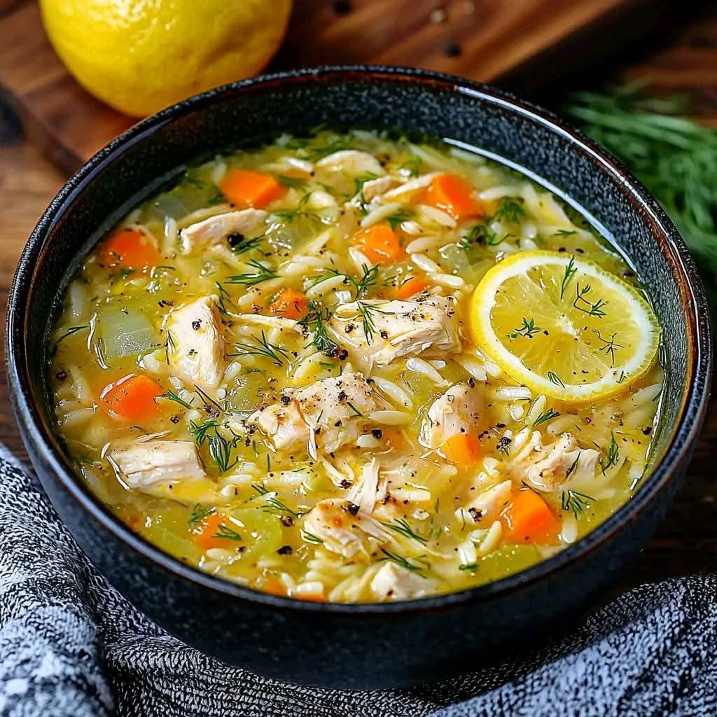 Greek Lemon Chicken Soup