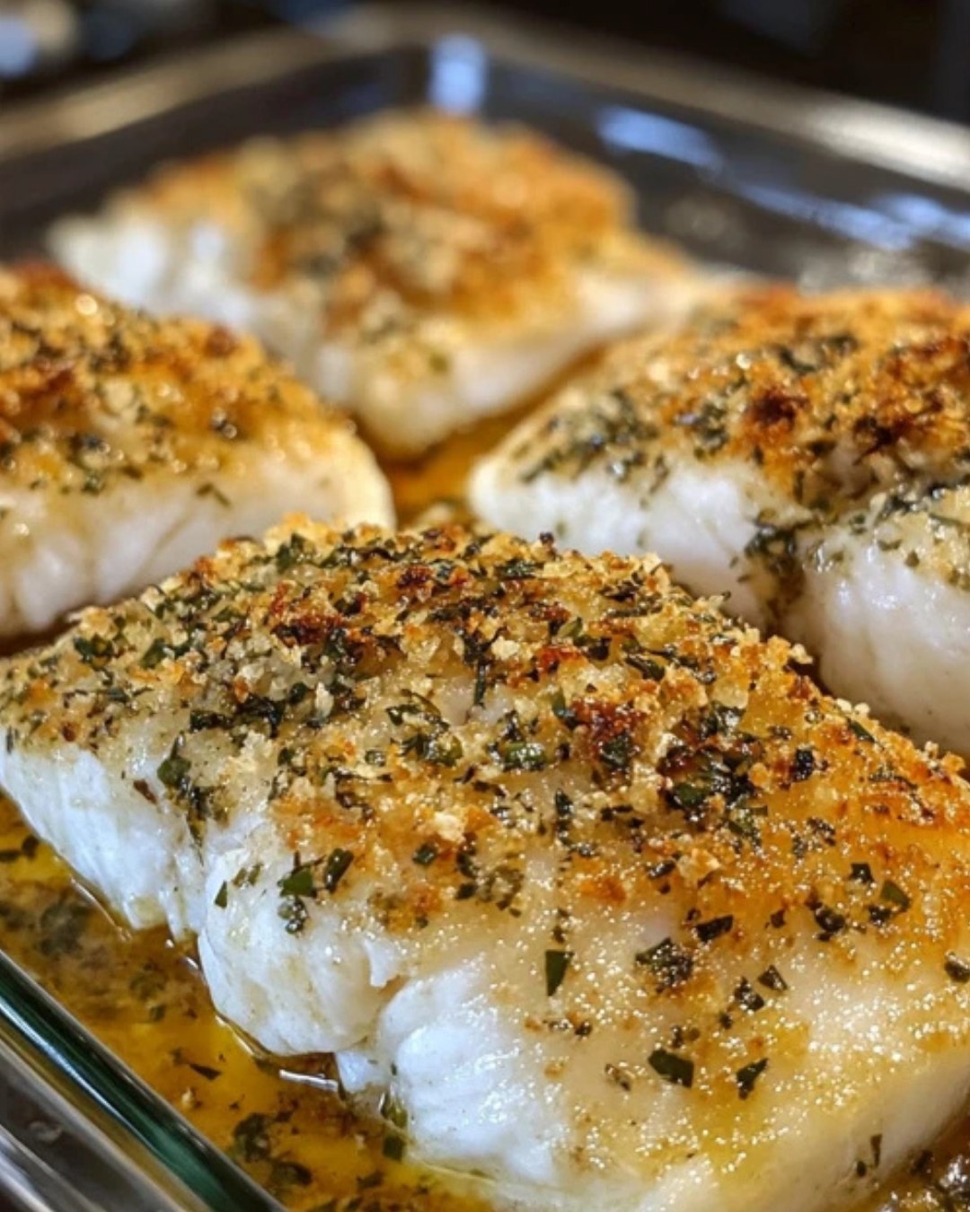 Herb-Crusted Baked Cod or Lemon Garlic Shrimp?