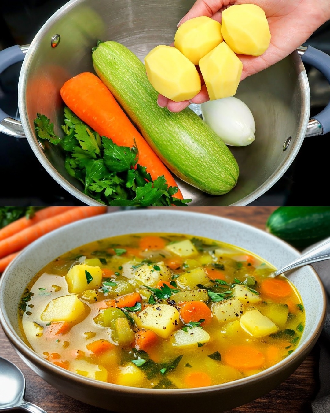 Zucchini and Vegetable Soup