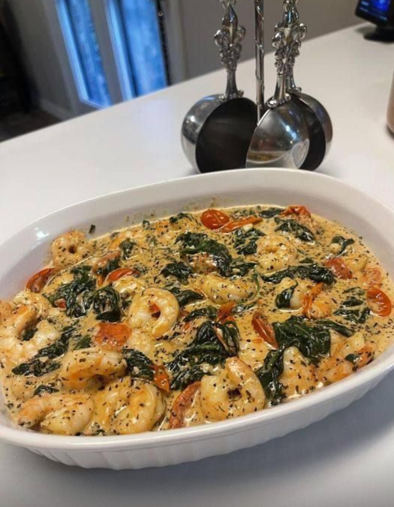 creamy tuscan shrimp