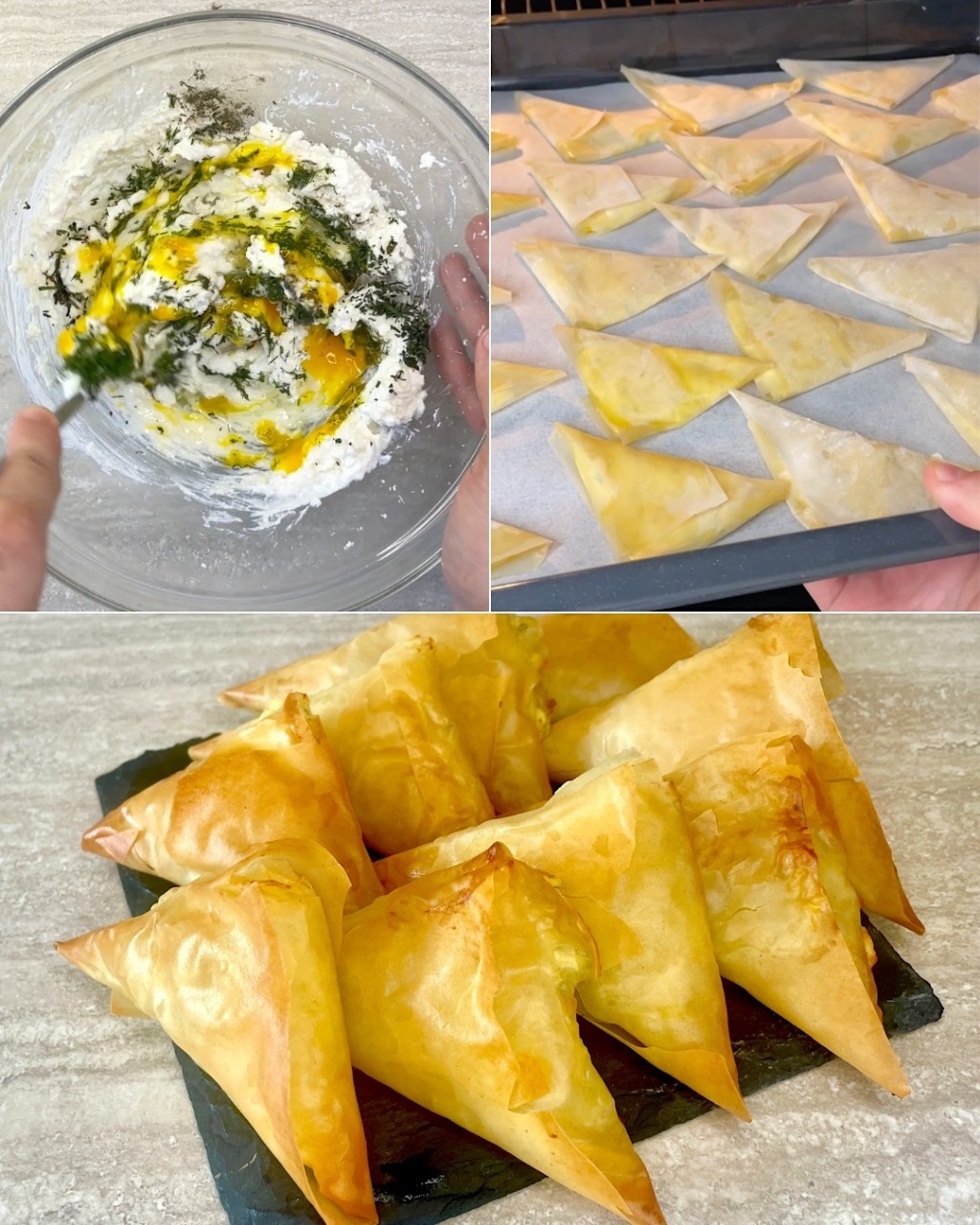 Tiropitakia: Greek Feta Puff Pastry