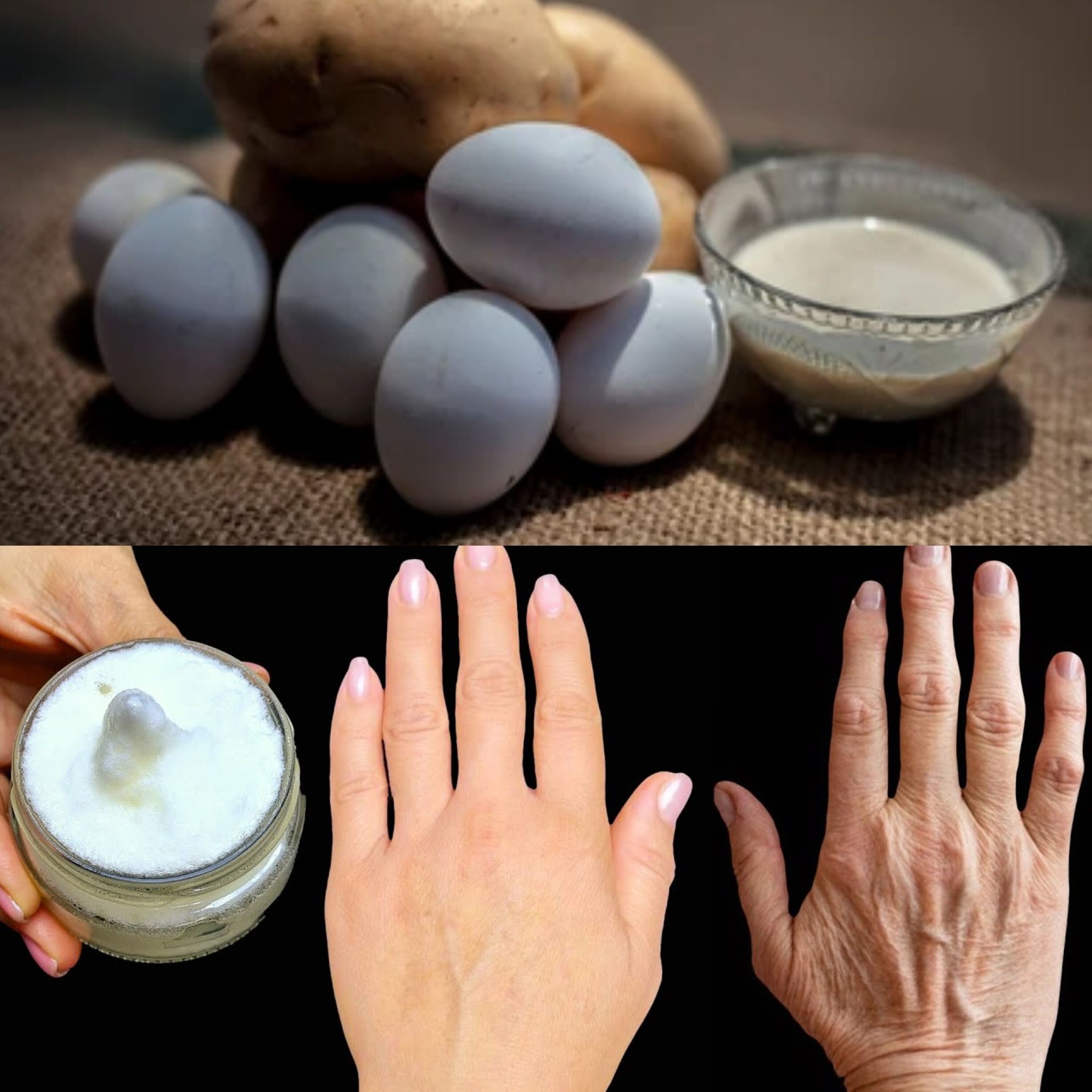 Look 18 Even If You’re 70! Potatoes and Egg Whites Anti-Aging Secrets