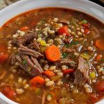 Beef & Barley Soup Crock Pot